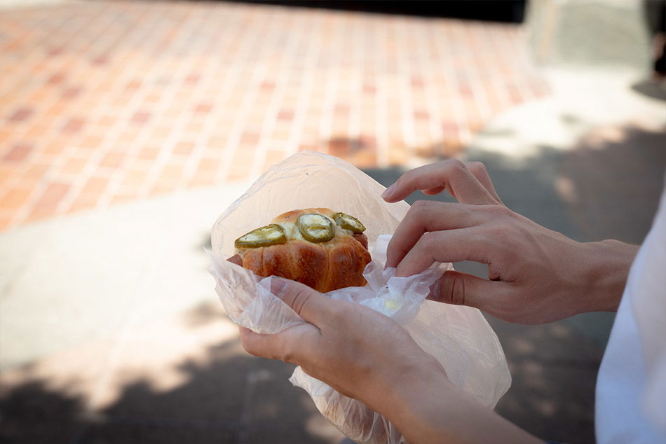 boulangerie japonaise à Los Angeles, hot-dog