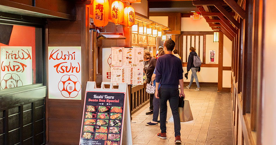 Restaurants in JapanTown San Francisco