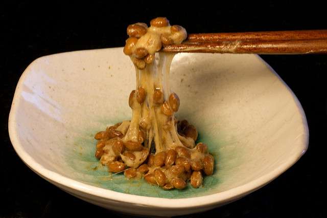 Natto avec des fils