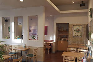 The premises are designed in a cafe style