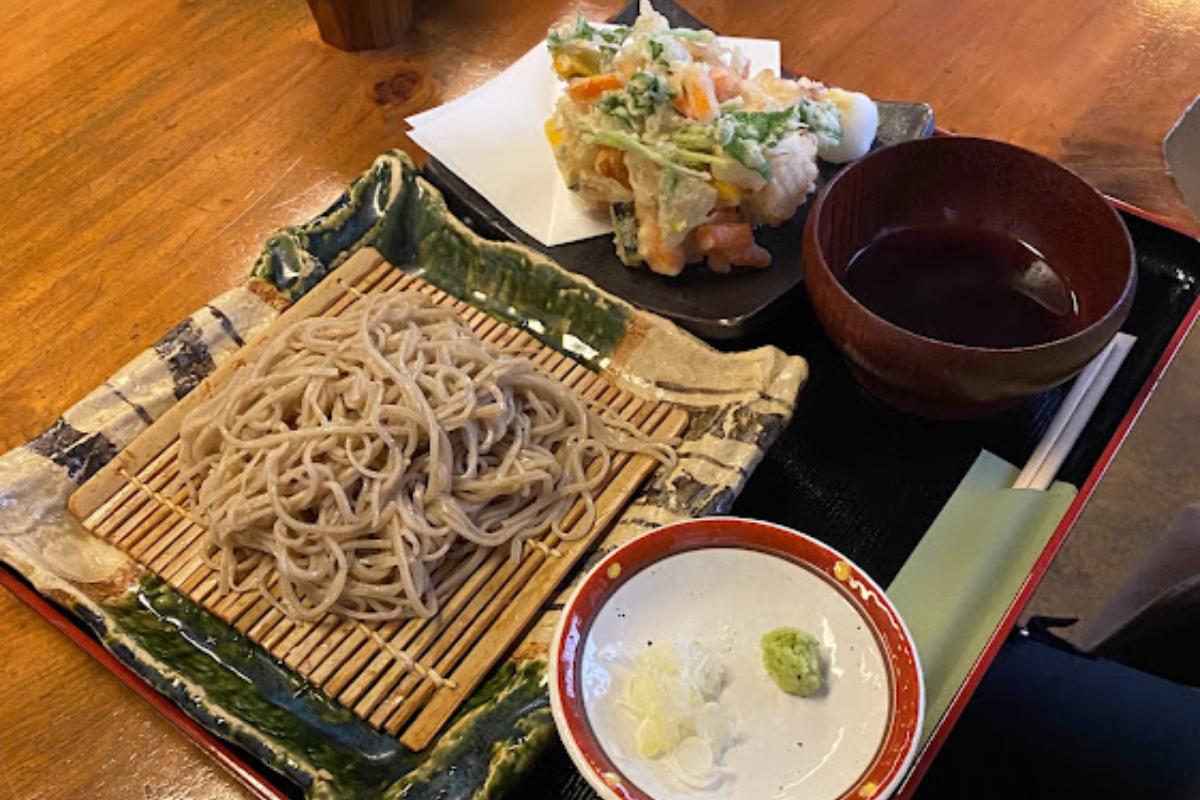 Soba at the Edo Wonderland open-air museum